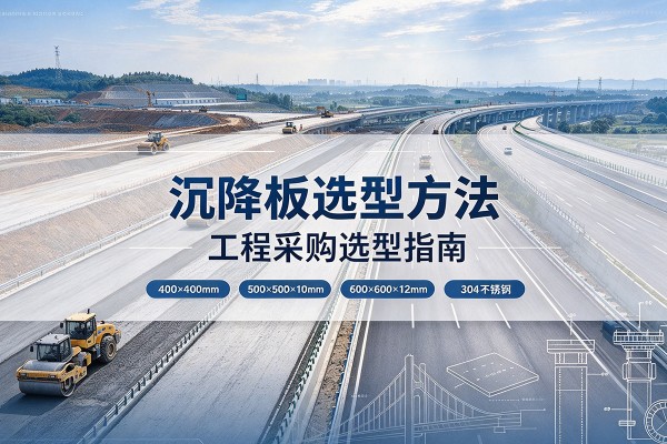 汝南沉降板选择方法