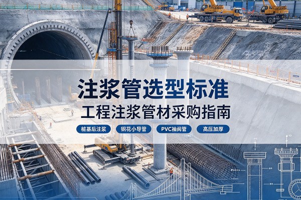 汝南注浆管选型标准