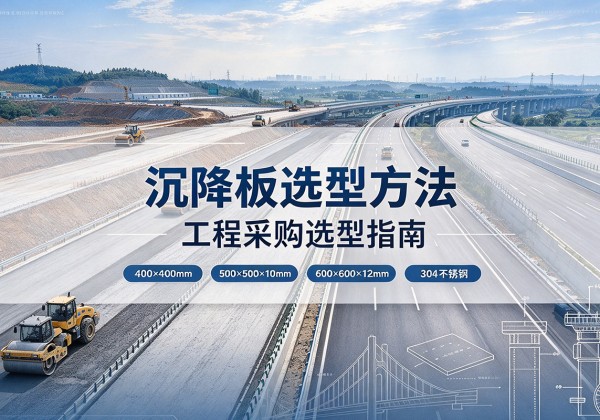 汝南沉降板选择方法